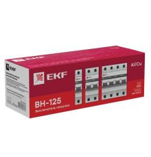 Выключатель нагрузки 3п 100А ВН-125 PROxima EKF SL125-3-100-pro