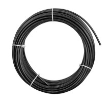 Труба гладкая ПНД жесткая d20мм черн. (уп.100м) PROxima EKF tpndg-20