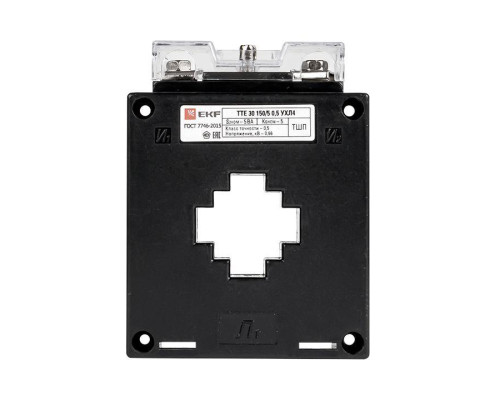 Трансформатор тока ТТЕ 30 250/5А кл. точн. 0.5 5В.А EKF tte-30-250/tc-30-250