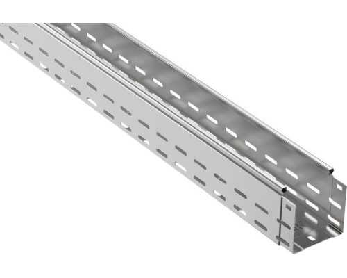 Лоток листовой перфорированный 150х100 L3000 сталь 0.8мм IEK CLP10-100-150-3