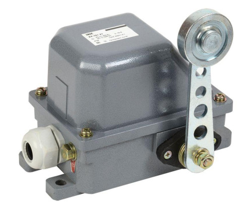 Выключатель концевой КУ-701 У1 рычаг с роликом 10А IP44 2 эл. цепи IEK KV-1-701-1