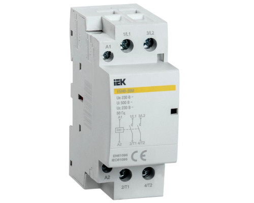 Контактор модульный КМ40-20М AC IEK MKK11-40-20