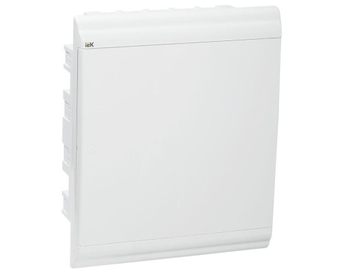 Бокс ЩРВ-П-24 мод. встраив. пластик IP41 PRIME бел. дверь IEK MKP82-V-24-WD-41-10