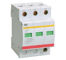 Ограничитель перенапряжения ОПС1-B 3P IEK MOP20-3-B