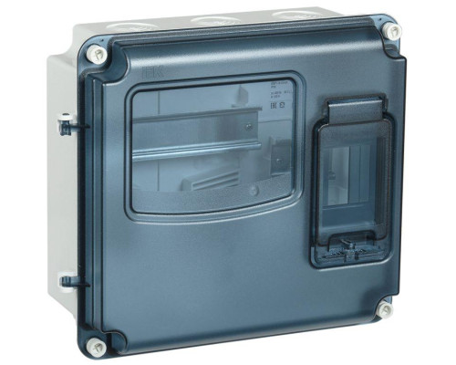Корпус ЩУРн-П 1/3 Krepta 5 IP66 PC пластик. IEK MSP1-N-03-55