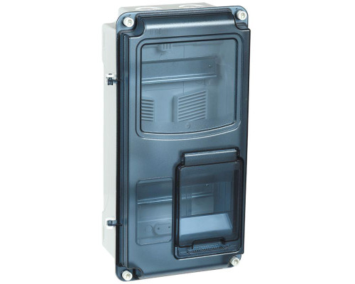 Корпус ЩУРн-П 1/8 Krepta 5 IP66 PC пластик. IEK MSP1-N-08-55