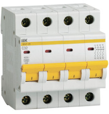 Выключатель автоматический модульный 4п C 32А 4.5кА ВА47-29 IEK MVA20-4-032-C