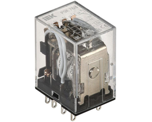 Реле РЭК 78-4 3А 24В DC IEK RRP20-4-03-024D