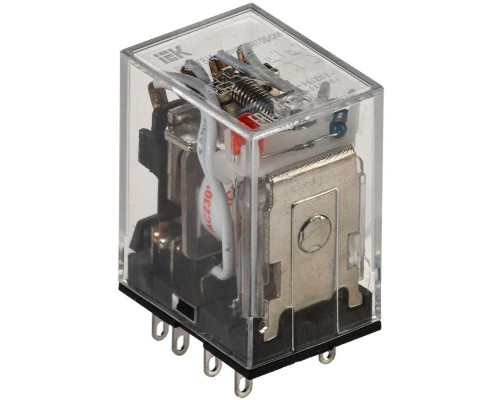Реле РЭК 78-4(MY4) 3А 230В AC с индикацией IEK RRP20-4-03-220A-LED