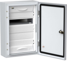 Корпус металлический ЩРн-24 (1х24) 460х310х140 IP54 бел. (одна дверь) TITAN 5 IEK TI5-50-N-024-54