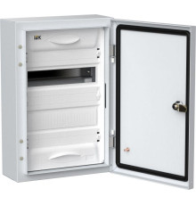 Корпус металлический ЩРн-24 (1х24) 460х310х140 IP54 бел. (одна дверь) TITAN 5 IEK TI5-50-N-024-54