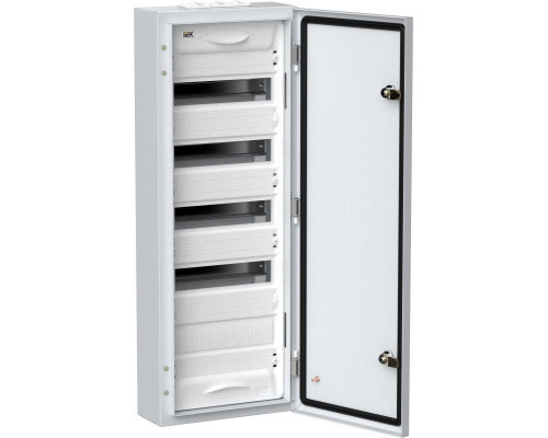 Корпус металлический ЩРн-60 (1х60) 835х310х140 IP54 бел. (одна дверь) TITAN 5 IEK TI5-50-N-060-54