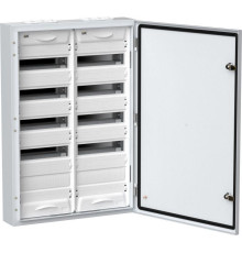 Корпус металлический ЩРн-120 (2х60) 835х570х140 IP54 бел. (одна дверь) TITAN 5 IEK TI5-50-N-2X060-54