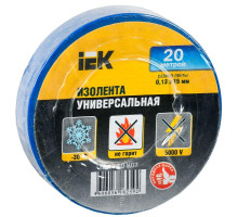 Изолента ПВХ 0.13х15мм (рул.20м) син. IEK UIZ-13-10-K07