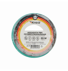 Изолента ПВХ профессиональная 0.18х19мм 20м зел. Kranz KR-09-2803