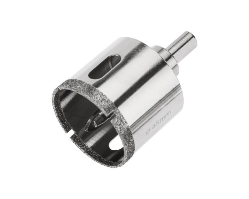 Коронка алмазная 45мм с центровочным сверлом Kranz KR-92-0013