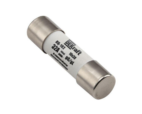 Предохранитель ПЦ-102 6А 10х38 DEKraft 21362DEK