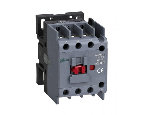 Контактор КМ-102 3п 25А 1НО 230В AC DEKraft 22004DEK