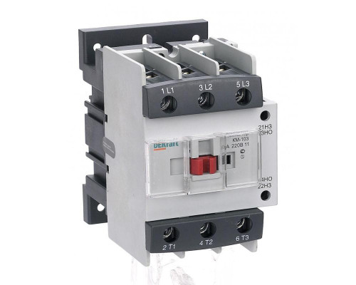 Контактор КМ-103 80А 220В AC3 1НО+1НЗ DEKraft 22143DEK
