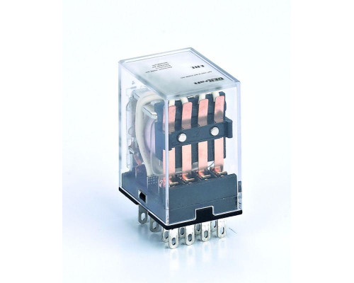 Реле промежуточное ПР-102 5А 230В AC 4 конт. с LED-индикацией DEKraft 23900DEK