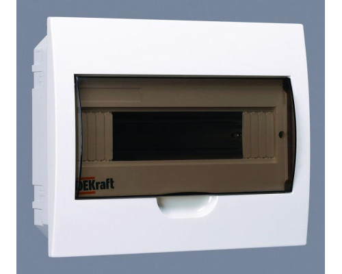 Корпус встраиваемый ЩРВ-П-12 22х28х9 12мод. IP41 пластик. DEKraft 31004DEK