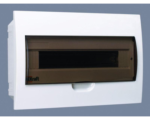 Корпус встраиваемый ЩРВ-П-18 25х40х10 18мод. IP41 пластик. DEKraft 31005DEK