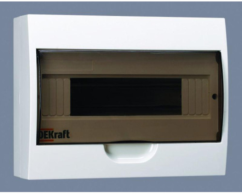 Корпус навесной ЩРН-П-12 12мод. IP41 пластик. DEKraft 31011DEK
