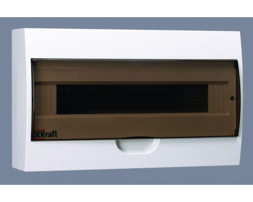Корпус навесной ЩРН-П-18 18мод. IP41 пластик. DEKraft 31012DEK
