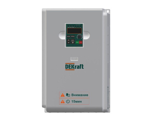 Преобразователь частоты DEKV060 11кВт 380В 3ф с тормозн. модулем DEKraft DEKV060G011T4B