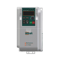 Преобразователь частоты DEKV060 0.4кВт 220В 1ф с тормозн. модулем DEKraft DEKV060G0R4S2B
