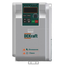 Преобразователь частоты DEKV060 1.5кВт 220В 1ф с тормозн. модулем DEKraft DEKV060G1R5S2B