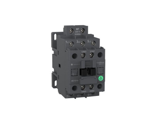 Контактор MC1D 3п 12А кат. 220В AC 1НО+1НЗ SE MC1D12M7