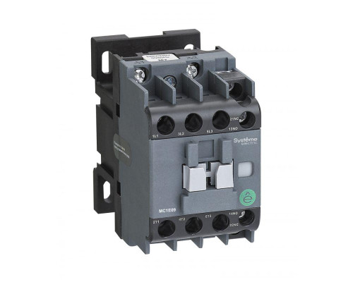 Контактор MC1E 3п 12А кат. 220В/230В AC 1НО+1НЗ SE MC1E12M7