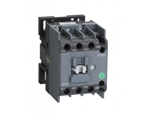 Контактор MC1E 3п 32А кат. 380В/400В AC 1НО+1НЗ SE MC1E32Q7