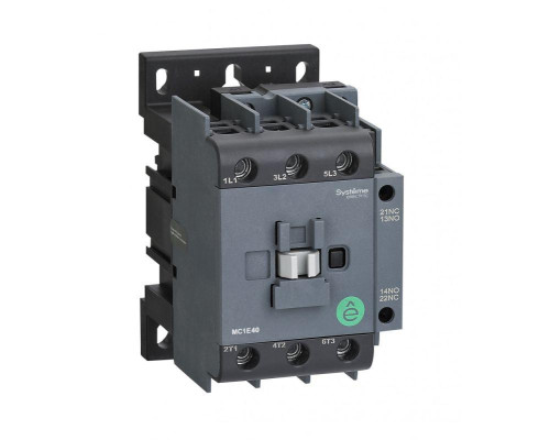 Контактор MC1E 3п 40А кат. 220В/230В AC 1НО+1НЗ SE MC1E40M7